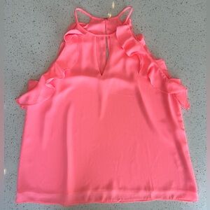 Lilly Pulitzer Padma Blouse - Coral - Size Large